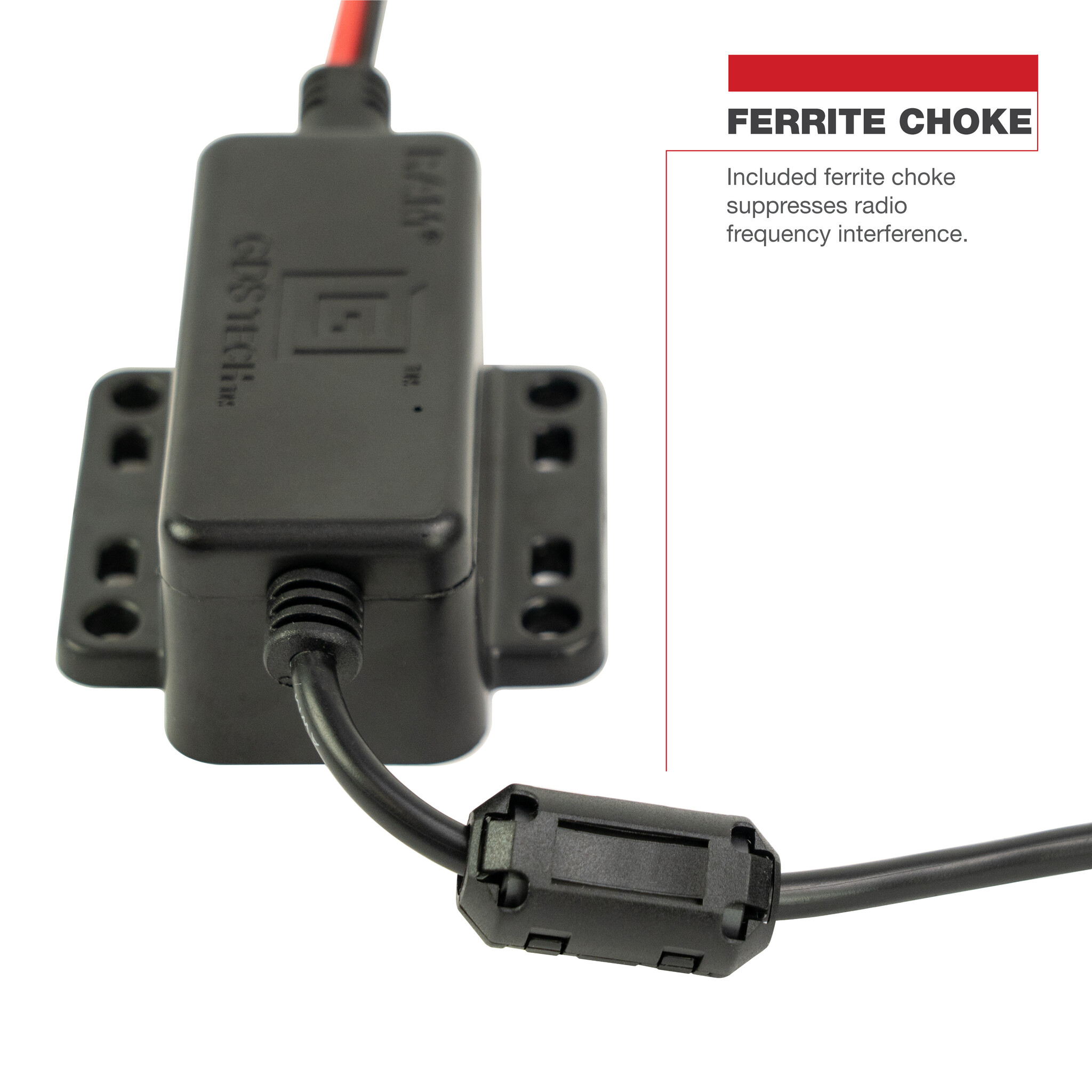 RAM MOUNT RAM-GDS-CHARGE-V21CU Caricabatterie RAM Mounts GDS con cablaggio fisso - Connettori SAE/a filo libero - Ingresso 10-30 V CC - Uscita 5-12 V CC - 25 W - Power Delivery - Connettore USB-C