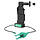 RAM-GDS-DOCKL-U4CP-CAU Base de carga RAM Mounts GDS Uni-Conn (con bloqueo de llave) con botón de liberación - AMPS de 2 orificios - Conector USB-C y USB-C/A - Juego de tornillos