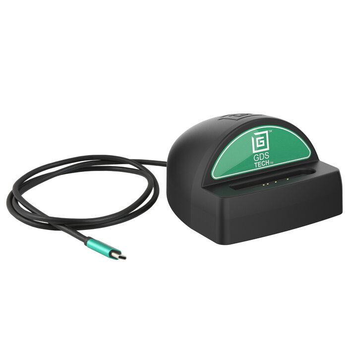 RAM MOUNT RAM-GDS-DOCK-D9U RAM monteert GDS Desktop Dock (laagprofiel) met stroomvoorziening voor (grote) tablets - in IntelliSkin beschermhoes - USB-C connector