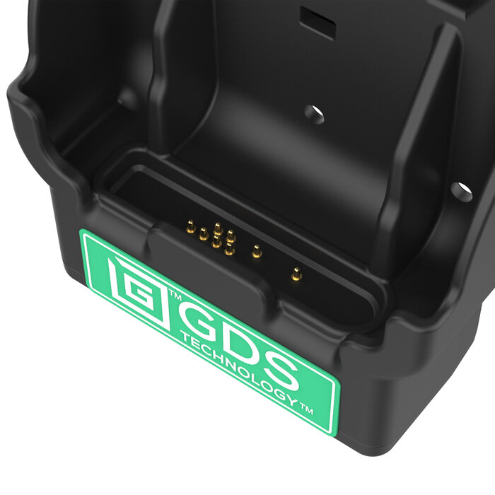 RAM MOUNT RAM-GDS-DOCKL-V15-CU RAM Mounts GDS Dock di bloccaggio per veicoli per Honeywell CT37 (in custodia protettiva IntelliSkin) - Alimentazione USB-C - 2 fori AMPS - Tecnologia GDS