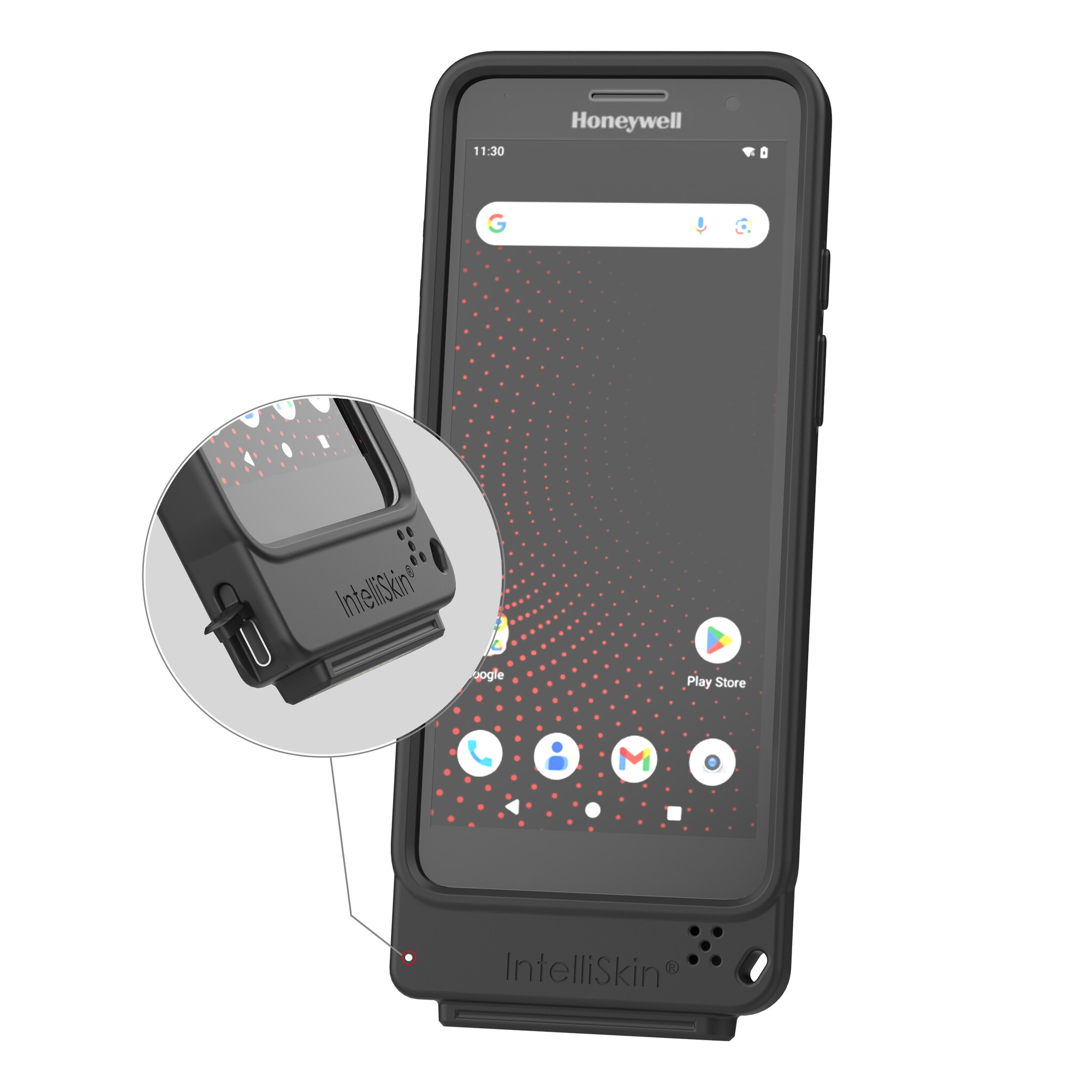 RAM MOUNT RAM-GDS-SKIN-HON14-C RAM mountet IntellýSkin für Honeywell CT37 – externer USB-C-Anschluss – GDS-Technologie