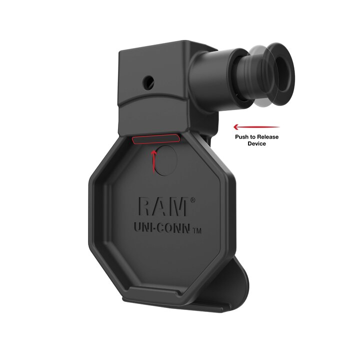 RAM MOUNT RAM-HOL-BC-U1U Supporto per cintura RAM Mounts con pulsante di rilascio per GDS Uni-Conn?