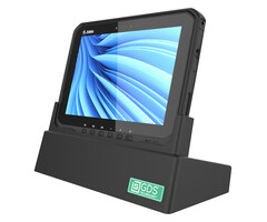 RAM-DOCK-ZE25U Base de escritorio RAM Mounts para Zebra ET6x con soporte para USB-C, USB-A y RJ45.