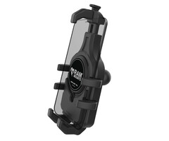 RAM-HOL-PD5BU Supporto RAM Mounts Quick-Grip Pro per smartphone - Larghezza fino a 95,25 mm - Compatibile con Mag-Safe - Con base diamantata (misura B - 1") - Set di viti