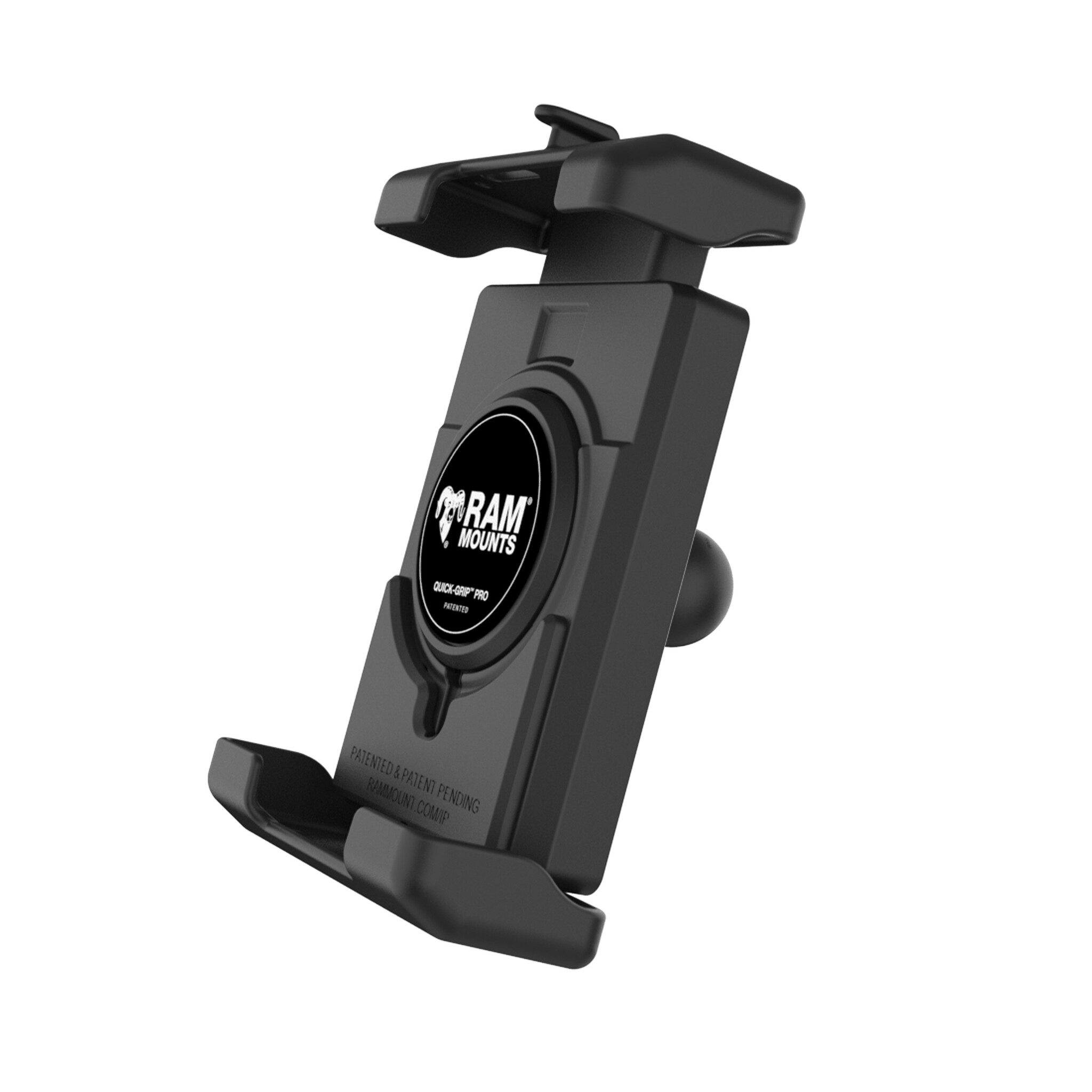 RAM MOUNT RAM-HOL-PD7BU RAM Mounts Quick-Grip Pro XL Holder for Smartphones - Up to 88.9 mm Width - Mag-Safe Compatible - With Diamond Base (B-Size - 1?) - Screw-Set