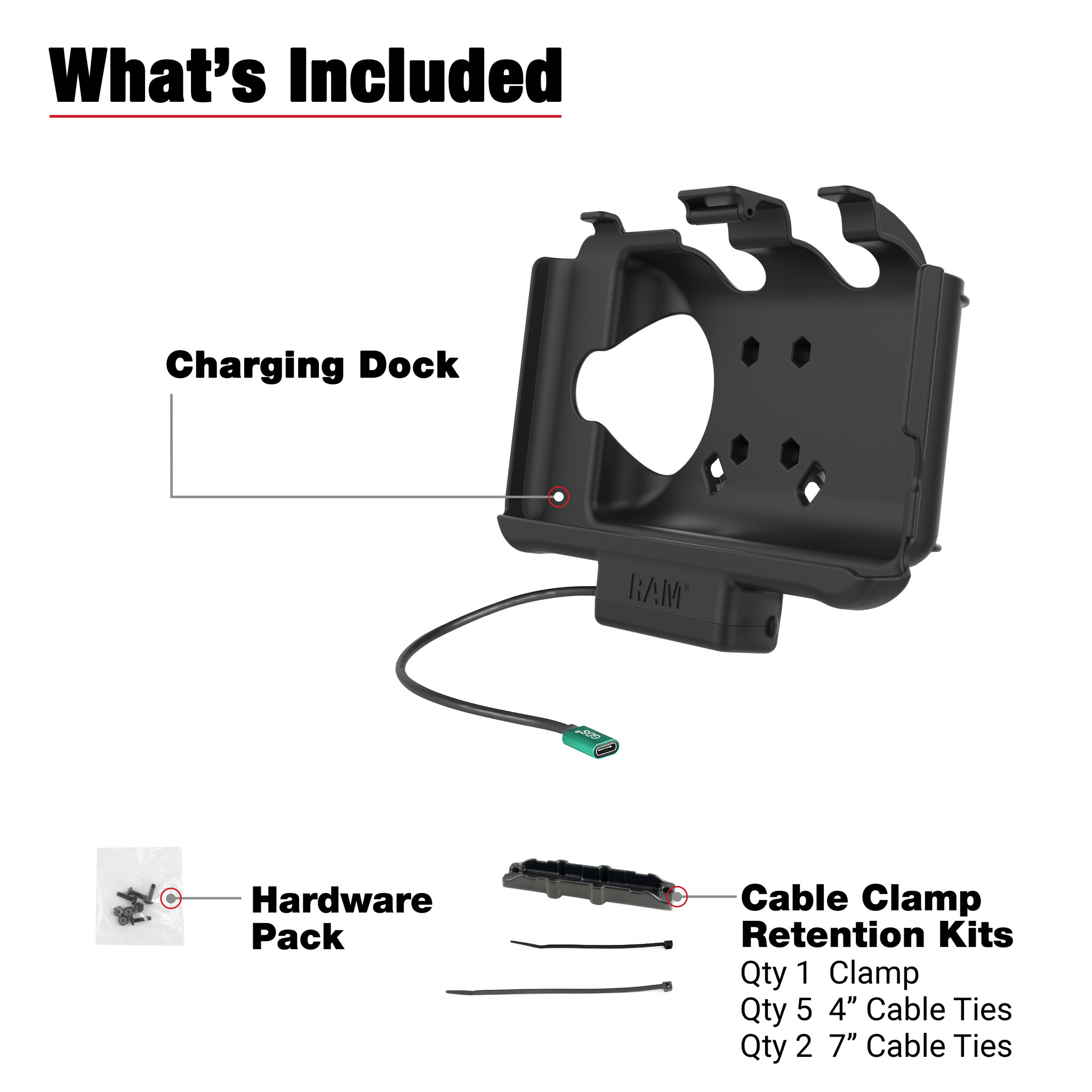 RAM MOUNT RAM-HOL-SAM60CPU RAM Mounts Staubschutz f³r alle USB-Einbaucharger mit mind. einer USB-A Buchse