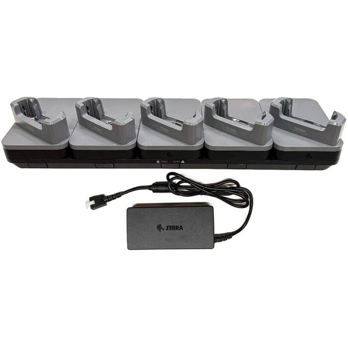 Zebra CRD-TC5A-5SE5D-1 Zebra-Lade-/Kommunikationsstation, 5 Slots, Ethernet