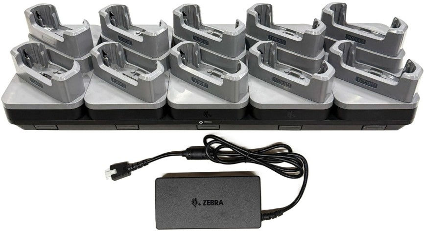 Zebra CRD-TC5AB-5SC10D-1 Station de recharge Zebra, 10 emplacements