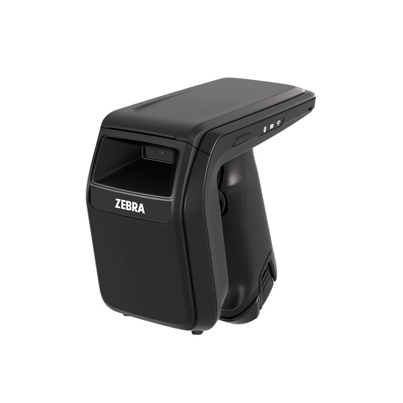 Zebra RFD4051-G10B700-E8 RFD40-M, Premium Plus, lineair gepolariseerde antenne, UHF RFID, Bluetooth, WiFi, SE4100 beeldapparaat, 7000mAh batterij, Midnight Black, EMEA 800MHz