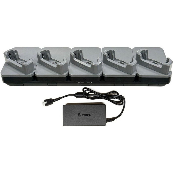 Zebra CRD-TC7A-5SE5D-1 Zebra laad-/communicatiestation, 5 slots, ethernet