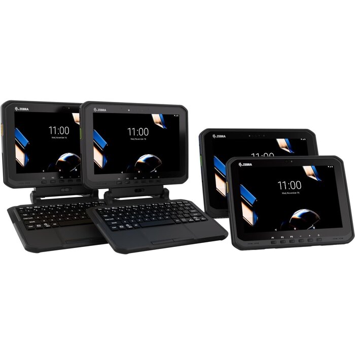 Zebra ET60WW-0S5DLS00A1-00 Zebra ET60, Windows IoT Enterprise, 25,7 cm (10,1''), Kamera, Frontkamera, USB, USB-C, RS232, BT, Ethernet, WLAN, NFC, SSD, 11 IoT Enterprise