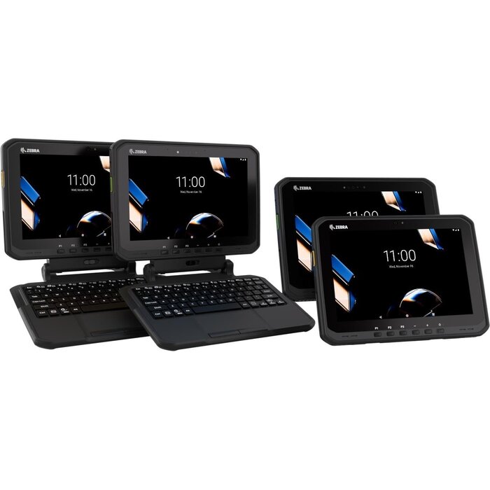 Zebra Zebra ET60, Windows Pro, lector de imágenes 2D, 2D, SE5500, 25, 7 cm (10, 1''), cámara, cámara frontal, USB, USB-C, Bluetooth, Wi-Fi 7, NFC, SSD, IP66