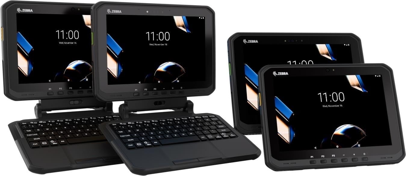 Zebra ET65WW-ES5DPSK0C0-00 Zebra ET65, Windows Pro, lecteur d'images 2D, SE5500, 25,7 cm (10,1 pouces), GPS, appareil photo, caméra frontale, USB, USB-C, Bluetooth, Wi-Fi, eSIM, 5G, NFC, Windows 11 Pro