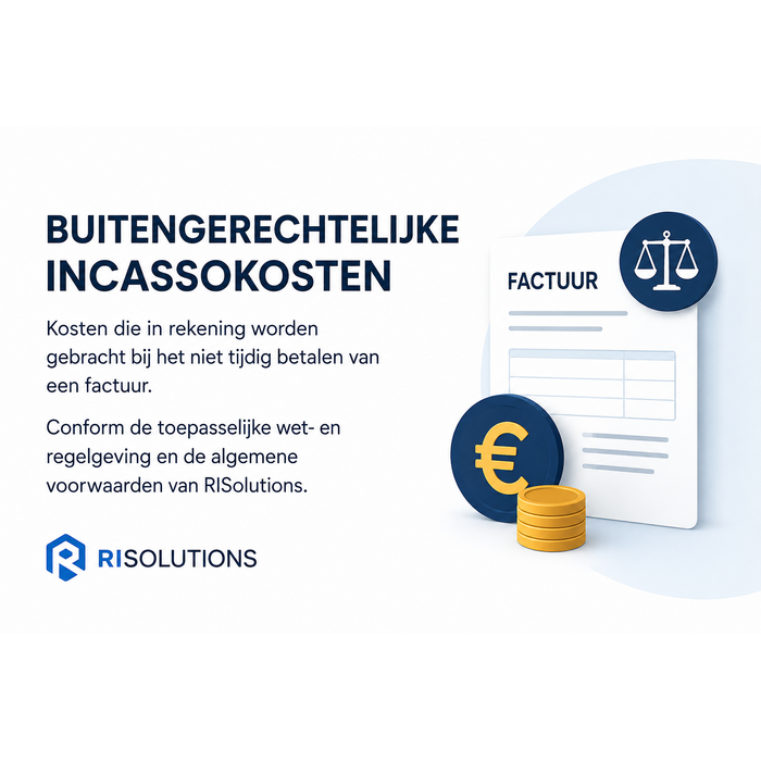 RISolutions Buitengerechtelijke incassokosten bij te late betaling