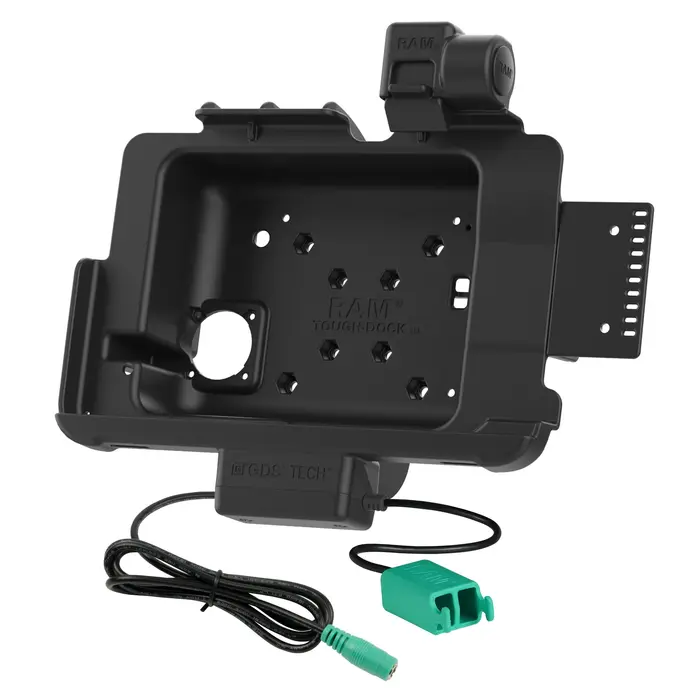 RAM MOUNT RAM Mounts Tough-Dock Power + Dual USB met vergrendeling voor Zebra ET4x 10"
