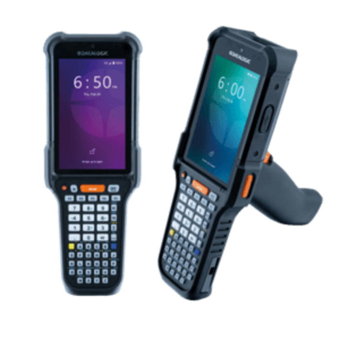 DATALOGIC Datalogic Falcon X60, 4.3' display, Android 15, Qualcomm octa-core, 8GB RAM, 128GB storage, 2D Extra Long Range scan engine, 31-key Numeric, Wi-Fi 6E, pistol grip, ruggedized.