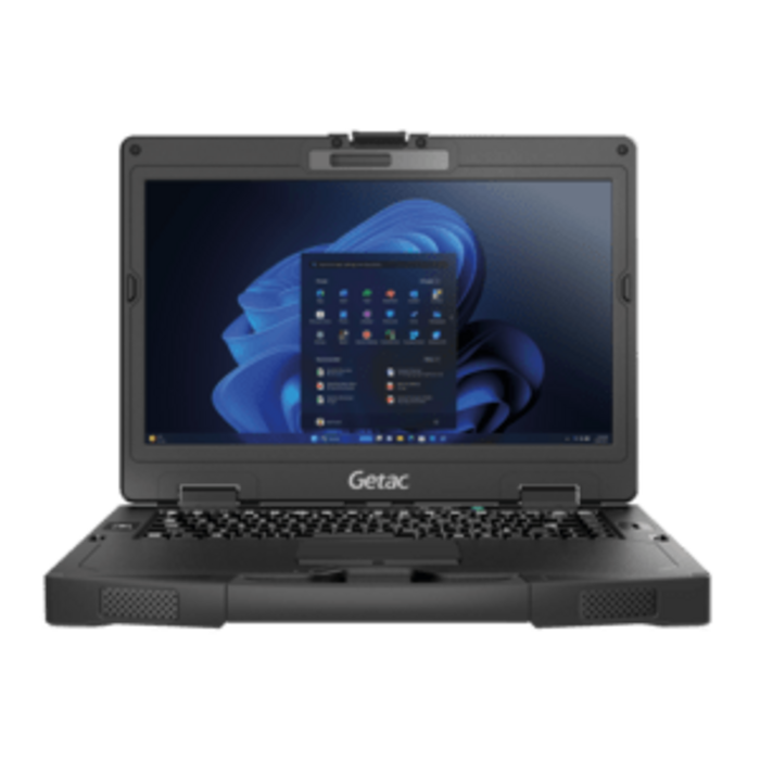 GETAC Getac S410G5 rugged 14' notebook with touchscreen, Intel Core i5 4.6GHz, 16GB RAM, 256GB SSD, Windows 11 Pro, MIL-STD 810H, IP53, Wi-Fi 6E, Thunderbolt 4, bright 1000 cd display, QWERTZ backlight keyboard.