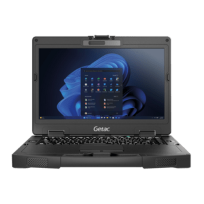 GETAC Getac S410G5, UK-layout, 14' 1000cd touchscreen, Intel i7 5GHz, 16GB RAM, 512GB SSD, Win 11 Pro, IP53/MIL-STD-810H, 4G LTE, GPS, Wi-Fi 6E, BT 5.3, Ethernet, HDMI, VGA, RS232, Thunderbolt 4, pass-through, includes stylus.