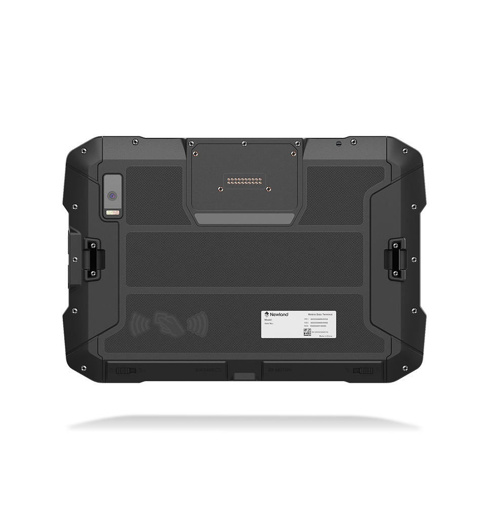 Newland Newland Newland NQuire 10 Trygon, Tablet PC, 10.1', 2D, Android 15, 4GB RAM, 64GB Flash, cámara de 13MP, IP65, negro