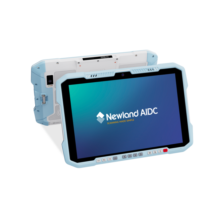 Newland Newland Newland NQuire 10 Trygon, Tablette PC, 10,1', 2D, Android 15, 4 Go RAM, 64 Go Flash, appareil photo 13MP, IP65, blanc