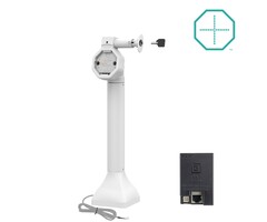 RAM MOUNT Base de pedestal con bloqueo alimentada GDS® Uni-Connâ?¢ de 14' con PoE - gris claro