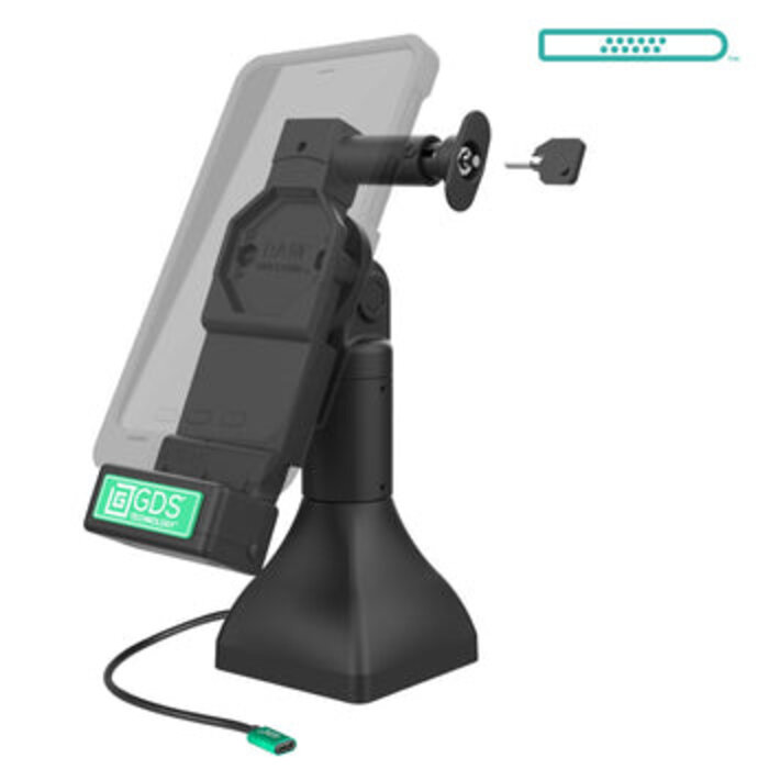 RAM MOUNT GDS® Uni-Connâ?¢ 7' supporto bloccante con USB-C