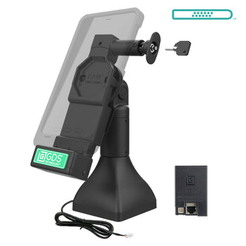 RAM MOUNT Socle de verrouillage GDS® Uni-Connâ?¢ 7' avec PoE