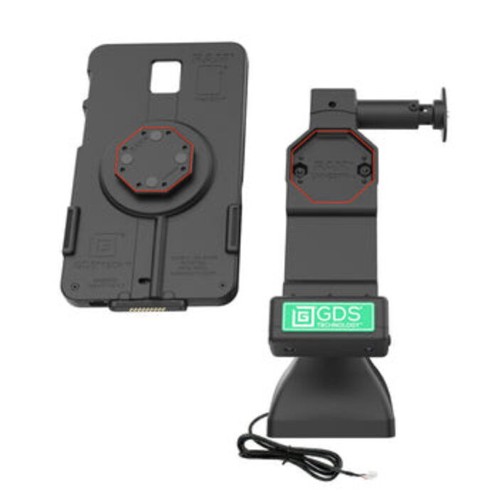 RAM MOUNT GDS® Uni-Conn? Base de pedestal bloqueable de 7' con PoE