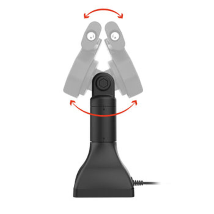 RAM MOUNT RAM Mounts GDS Uni-Conn Stand-Ladestation (7 Zoll) - Dreh- & Schwenkbar - abschliebar (Schlüssel) - USB-C-Anschluss