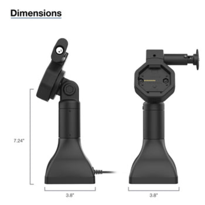RAM MOUNT RAM Mounts GDS Uni-Conn Stand-Ladestation (7 Zoll) - Dreh- & Schwenkbar - abschliebar (Schlüssel) - USB-C-Anschluss