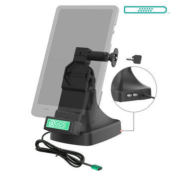RAM MOUNT Base GDS® Uni-Conn? giratoria con USB-C + datos