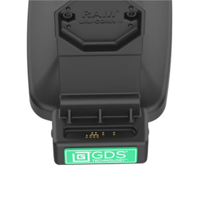 RAM MOUNT Base GDS® Uni-Conn? giratoria con USB-C + datos