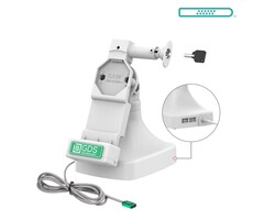 RAM MOUNT Socle de verrouillage basculant et pivotant GDS® Uni-Connâ?¢ avec USB-C + données - gris clair