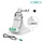 GDS® Uni-Connâ?¢ Locking Tilt & Swivel Dock with USB-C + Data - light gray