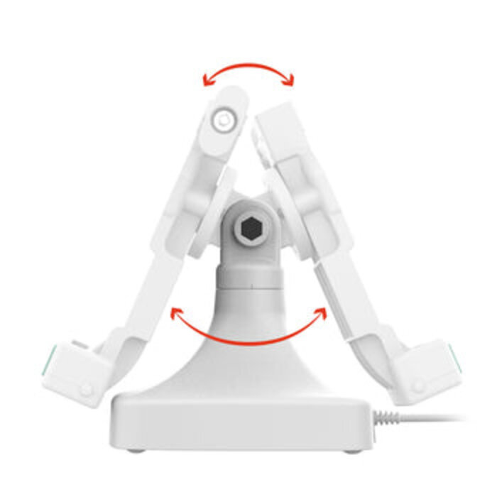 RAM MOUNT Base de conexión GDS® Uni-Conn? con bloqueo, inclinación y giro y USB-C - gris claro