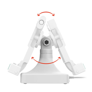 RAM MOUNT Base de conexión GDS® Uni-Conn? con bloqueo, inclinación y giro y USB-C - gris claro