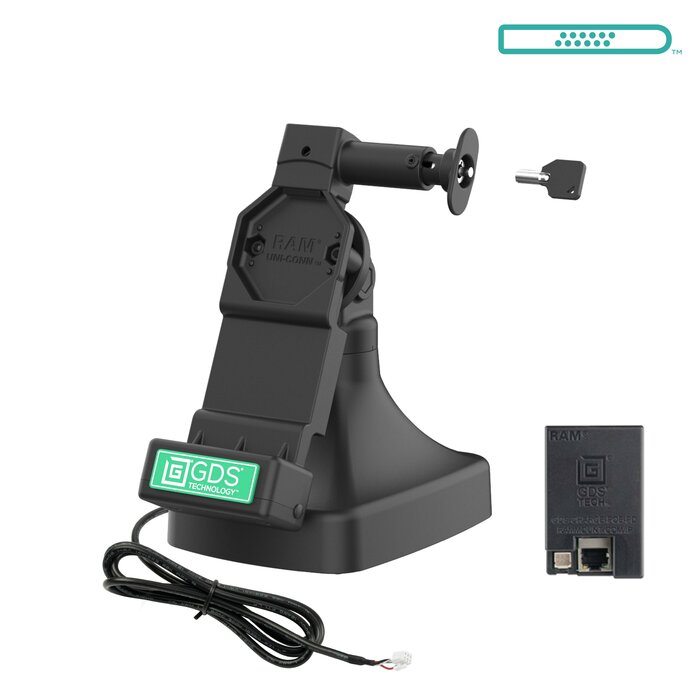 RAM MOUNT GDS® Uni-Connâ?¢ Locking Tilt & Swivel Dock with PoE