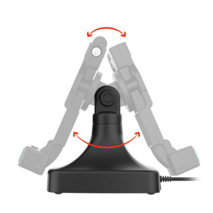 RAM MOUNT Base de carga GDS® Uni-Conn? con bloqueo, inclinación y giro y PoE