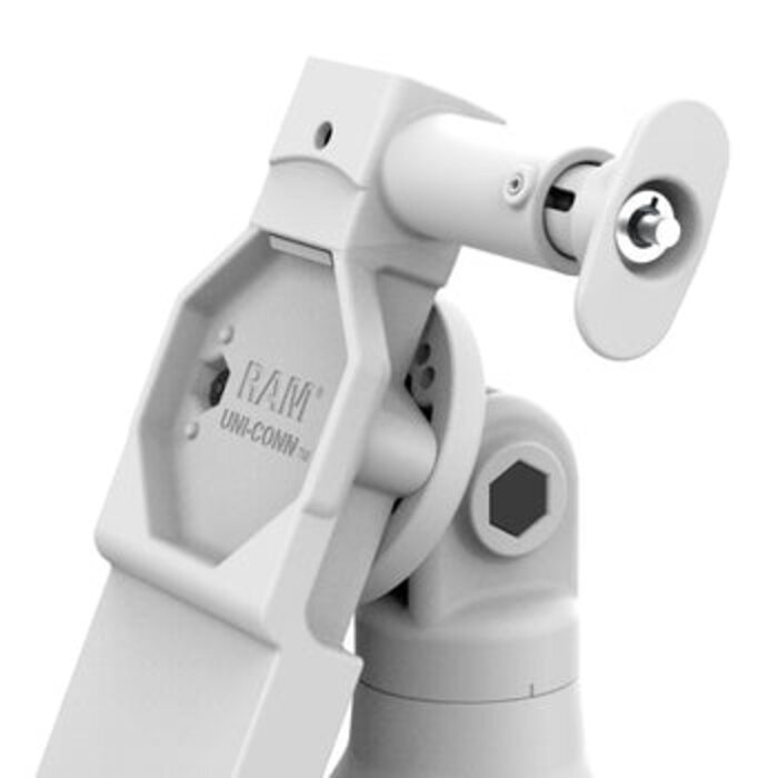 RAM MOUNT Dock de verrouillage et pivotement inclinable Uni-Connâ?¢ GDS® avec PoE + données - gris clair