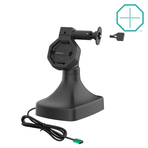 RAM MOUNT Base GDS® Uni-Conn? con bloqueo giratorio e inclinable con USB-C