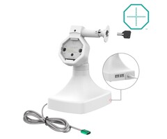 RAM MOUNT Base giratoria e inclinable GDS® Uni-Connâ?¢ con bloqueo y alimentación, USB-C + datos - gris claro