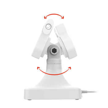RAM MOUNT Base giratoria e inclinable GDS® Uni-Connâ?¢ con bloqueo y alimentación, USB-C + datos - gris claro