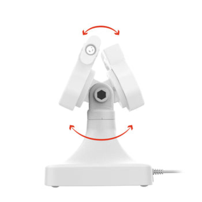 RAM MOUNT Supporto di bloccaggio universale con alimentazione GDS®, inclinazione e rotazione, con USB-C - Grigio