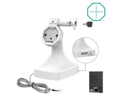 RAM MOUNT GDS® Uni-Connâ?¢ Powered Locking Tilt & Swivel Dock with PoE + Data - light gray