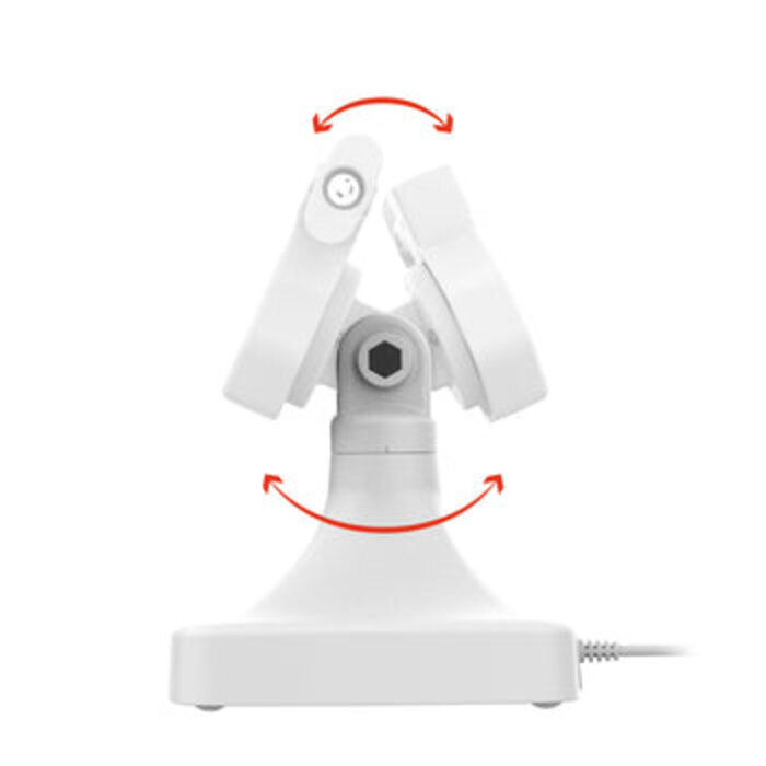RAM MOUNT Base GDS® Uni-Connâ?¢ con bloqueo, inclinación y giro con PoE - gris claro