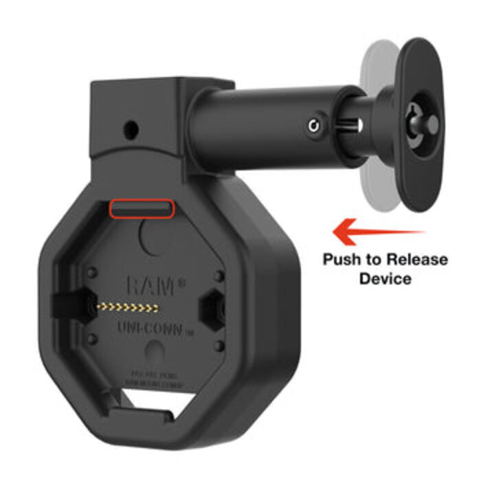 RAM MOUNT GDS® Uni-Connâ?¢ Powered Locking Wall Dock with PoE