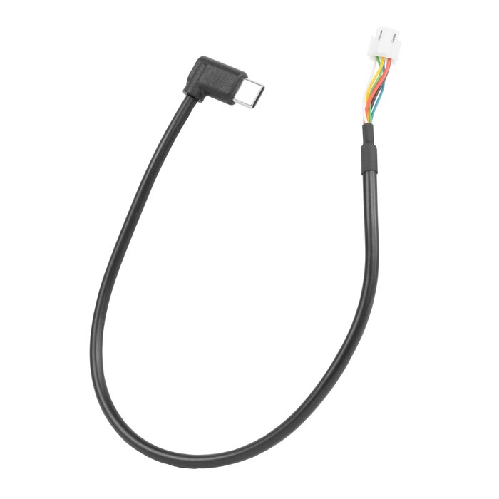 RAM MOUNT Cable USB-C macho a JST macho de 90° RAM®, 0.3 metros de largo