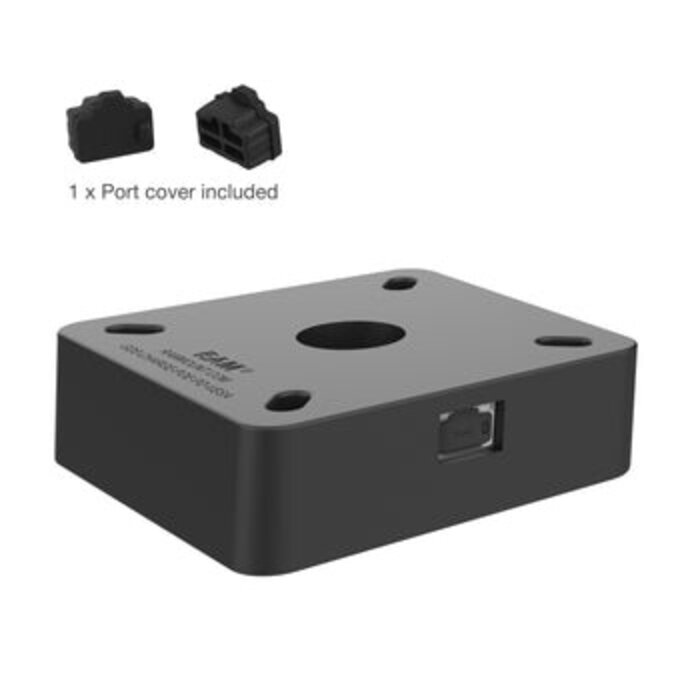 RAM MOUNT RAM Mounts Módulo de alimentación PoE a Power Delivery - VESA 75x75 mm - Interfaces JST/RJ45