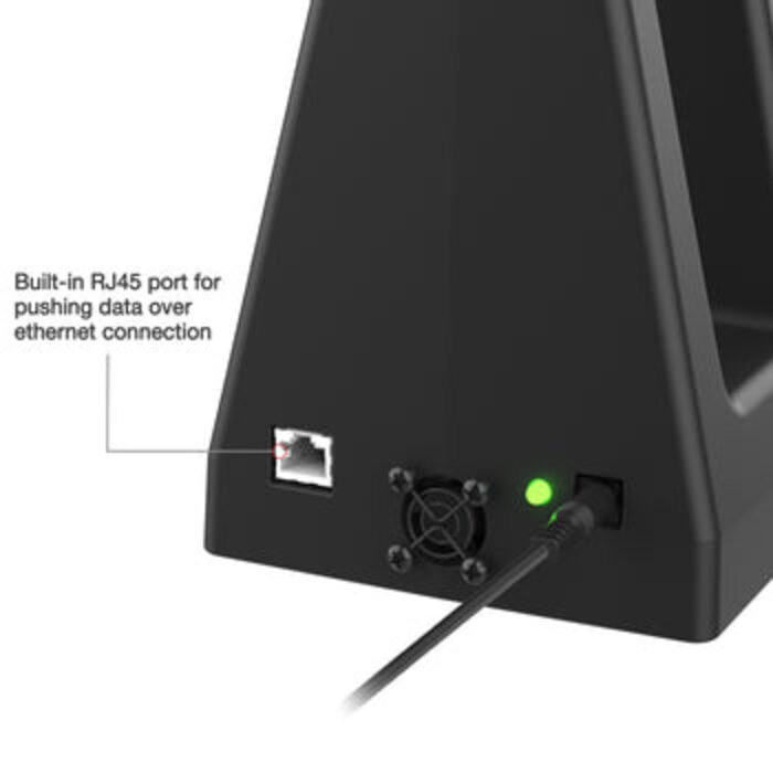 RAM MOUNT RAM Mounts Station de charge de table GDS Uni-Conn 6 baies pour tablettes en boîtier de protection IntelliSkin - avec interface RJ45