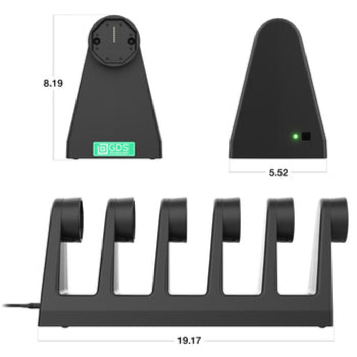 RAM MOUNT RAM Mounts station de charge de table GDS Uni-Conn 6 voies pour tablettes dans un étui de protection IntelliSkin